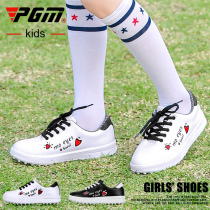 PGM Korean new golf shoes childrens sports shoes girls waterproof sneakers non-slip studs