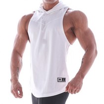 Muscle brothers fitness sports vest men quick-drying breathable elastic hooded leisure training moisture wicking tide