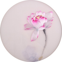 Su embroidery embroidery DIY kit Beginner stitch scanning Lotus series triptych Handmade self-study decorative painting