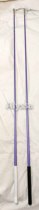Alyssa rhythmic gymnastics ribbon roll 50cm for children (metal Purple Rod-white black handle)