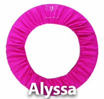 Alyssa art gymnastics ring protective cover-peach pink (60-90cm size)