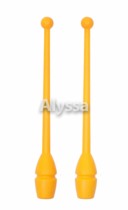 Alyssa art gymnastics stick-plastic rod BC03 (yellow-35cm) unconnectable for children