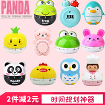 Cartoon cute creative modeling timer learning work efficiency timer kitchen baking mechanical problem-making clock