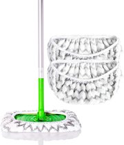 Adapted Swiffer Sweepper flower king 3M dry and wet two universal mop heads replace cloth cover flat one drag net