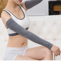 Autumn winter pure cotton elbow arm anti-cold and warm lengthened protective wrist false sleeves male and female protective arms thickened glove cuff protection sleeve