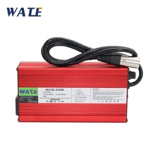25 2V6A 7A 8A charger 6s 24V lithium battery for red aluminum case with fan connector optional