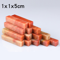 1x1x5CM Shoushan Stone Seal Seal Seal Engraving Seal Stone practice Zhangyuan Stone Idle Zhang Stone