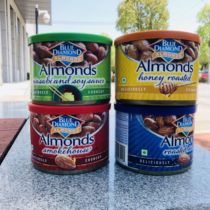 3 cans combination of American imported snacks Blue Diamond honey almond almond kernels 150g snacks multi-flavor optional