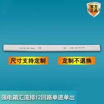 Bus bar 1p20 circuit single-in single-out 12-loop terminal electrical box empty copper bar connecting strip