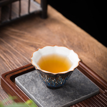 Ask the porcelain pavilion Wang Shun Ru kiln master Cup single tea cup tea cup large high-end men and women
