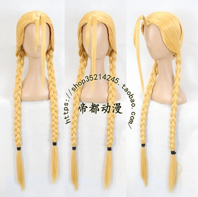 Street Fighter VI Cammy Golden Cosplay Wig