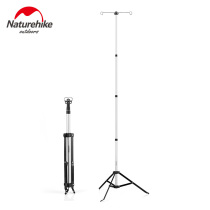 NH mobile outdoor camping tripod light holder telescopic pole camping light holder can lift camp barbecue lighting holder