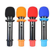 Wireless microphone protective cover thickened sponge cover anti-fall anti-roll KTV wind-proof blow-out microphone anti-slip ring is excellent