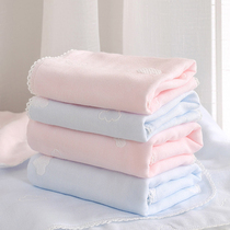 6 baby small square towels wash face cotton super soft saliva towel A baby special small towel gauze newborn thin