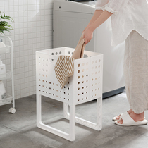 Japanese dirty clothes storage basket foldable household dirty clothes basket washing basket plastic clothes bucket basket storage basket