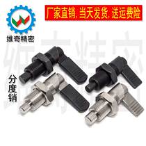 GN612 Indexing pin Carbon steel knob Plunger handle Positioning column Spring pin latch M10~M20 Spot