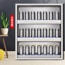 304 Wall-mounted stainless steel employee water cup storage rack Office teacup storage rack Student insulation cup storage rack