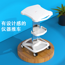 Korean small bubble cart shelf beauty instrument trolley high-grade skin Management special water light radar line carving