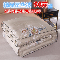 2 m 4 kg air conditioning quilted by silk summer cold by spring autumn quilt winter quilt core 8 catties 3 kg Single double 1 5 m 1 8m2 2