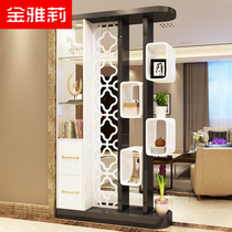 Modern simple living room entrance cabinet Wine cabinet Partition decorative cabinet Screen with shoe cabinet Door double-sided paint room hall cabinet