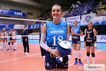 Volleyball uniform Womens Volleyball Russian Womens Volleyball League Moscow Dynamo jersey (large discount)