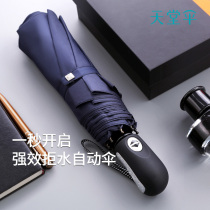 Paradise umbrella fully automatic increase reinforcement folding umbrella sunscreen parasol portable rain and rain dual-purpose umbrella male and female students