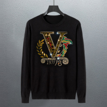 European Station 2021 Autumn and Winter Sweater Heavy Industry Hot Diamond Sweater Men Fashion Youth Knitting base shirt Tide Brand