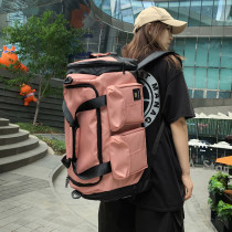 Travel Bag 2021 New Tide Women Travel Double Shoulder Backpack Luggage Bag Large Capacity Oversized Short And Light Fitness Bag