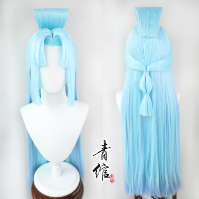 taobao agent Green Soul Soul Lotus Soraka color patch sticker sewing cos wigs of Mao Niang to pick up order to customize