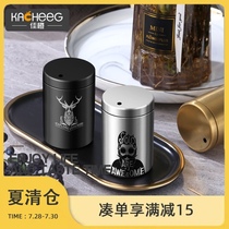 Stainless steel toothpick tube custom logo Toothpick box can barrel cup creative automatic Nordic home restaurant Hotel high-end