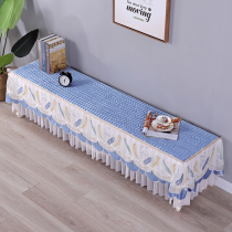 Coffee table cloth TV cabinet cover cloth tablecloth rectangular household modern simple lace embroidery all-inclusive dust cover cloth