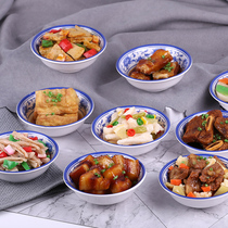 Simulation small bowl vegetable model rice with vegetables fruits vegetables meat food dishes restaurant shooting props Sichuan cuisine toys