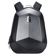 Motorcycle riding backpack Shoulder knight motorcycle bag Mens motorcycle brigade hard shell helmet bag Computer bag Carbon fiber texture
