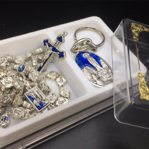 Rock Square Imported from Italy Alloy Holy Necklace Keychain If the title is unknown please consult us