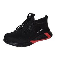 SAFEMAN Junyu K4023 anti-smashing and anti-puncture knitted breathable ultra-light safety shoes