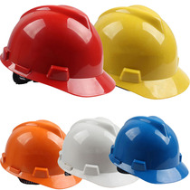 National standard thick ABS labor insurance safety helmet workers Construction Construction project leadership power ventilation supervision helmet printing
