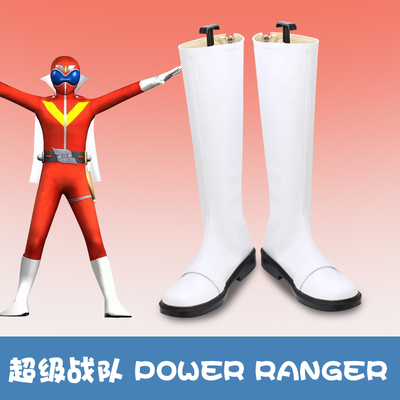 taobao agent F2028 Super Team Electromagnetic Team Million Company Power Ranger Cosplay Shoes COS Shoes