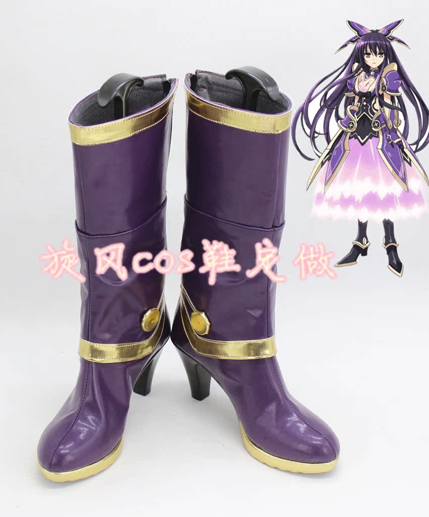 Cosplay Boots Shoes for DATE A LIVE Yatogami Tohka 