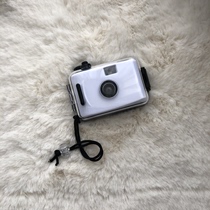 () Color contrast new retro cute ins film machine Non-disposable point-and-shoot camera white white machine