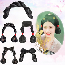  Hairband wig one-piece soft twist flower thousand bones novice lazy daily easy to use hair contract Ming ancient style Hanfu
