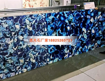 Translucent stone snowflake streamer stone Rosin Jade imitation natural background wall marble light sheet decorative material manufacturer sales