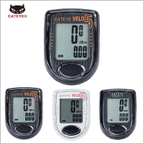 CATEYE Cat eye code table Bicycle Chinese and English speed meter Mountain speed cycling bicycle accessories VELO5