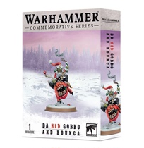 Warhammer 40K Christmas limited jumping Goblin Da Red Gobbo and Bounca spot