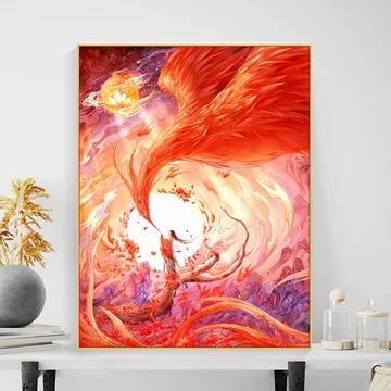 火凤凰数字油画-火凤凰数字油画促销价格、火凤凰数字油画品牌- 淘宝