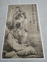 Tang Yin Chaimen Snow figure Chinese painting landscape authentic copy original print antique painting art micro-spray printing