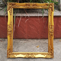 Vintage oil painting frame meter box decoration wedding photo photo frame Cross stitch framed frame Custom size picture frame photo frame