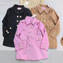 Temporary Cabinet Girls Childrens Childrens Spring and Autumn with long thick coat coat coat
