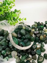  Buddhist supplies Buddhist Seven Treasures for Man Tea Gem Irregular Green Agate 50g bag
