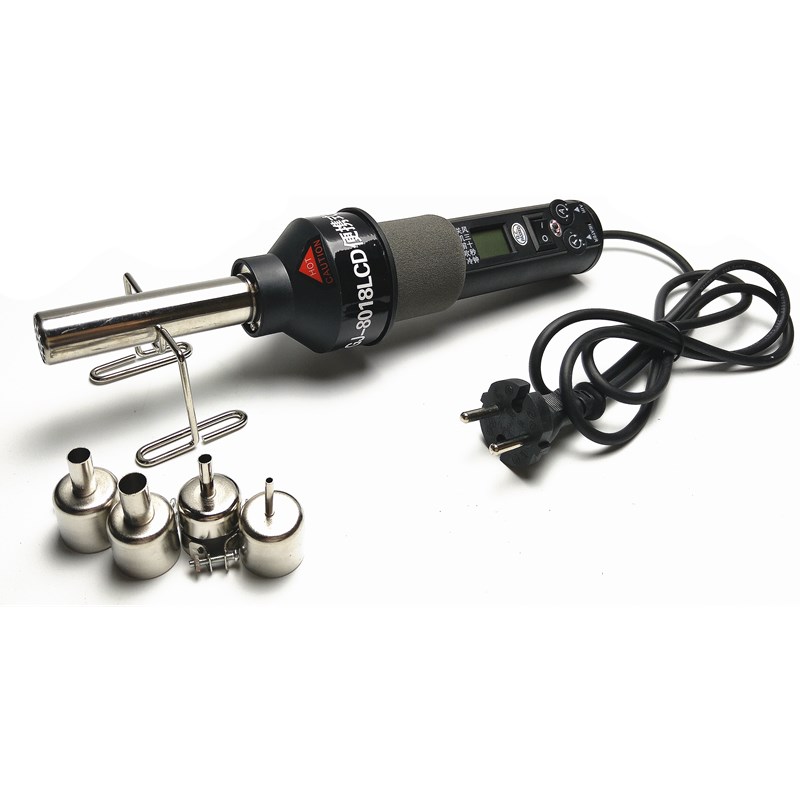 Promotion of portable temperature control hot air industry dryer number show welding table 8018 random air nozzle 4