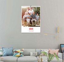 New product good 2020 calendar calendar schedule personality creative simple home wall decoration note calendar clock in